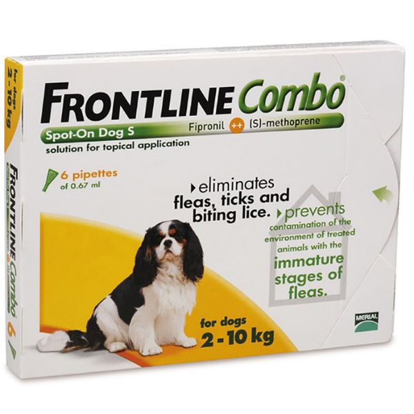 Picture of Frontline Combo Spot-On Dog - 2-10kg - Small Dog - 6 pack