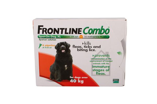 Picture of Frontline Combo Spot-On Dog - 40-60kg - Xlarge Dog - 6 pack