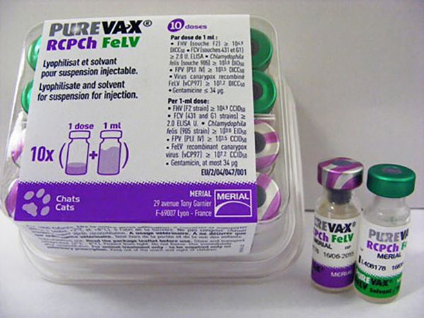 Picture of Purevax Rcp Ch Felv - 1ml x10