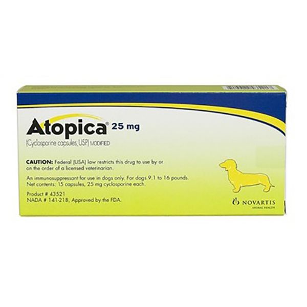 Picture of Atopica - 25mg - 16 pack