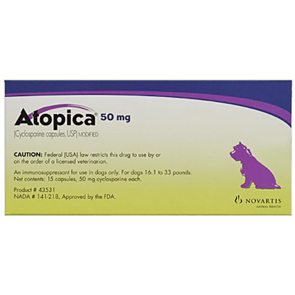 Picture of Atopica - 50mg - 17 pack