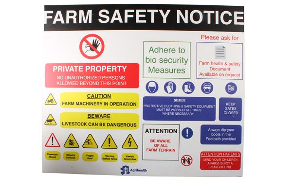 Picture of Farm Safety Sign - 490mm x 300mm
