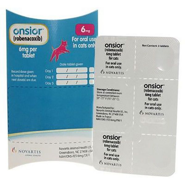 Picture of Onsior Tablets - 6mg - 30 pack - Cat
