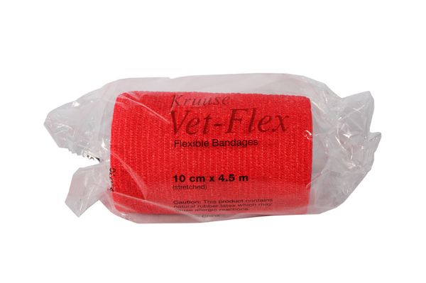 Picture of Vet-Flex - 10cm x4.5m - Red