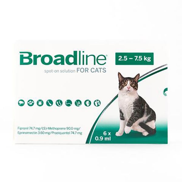 Picture of Broadline Spot On Cat - 2.5-7.5kg - 6 pack