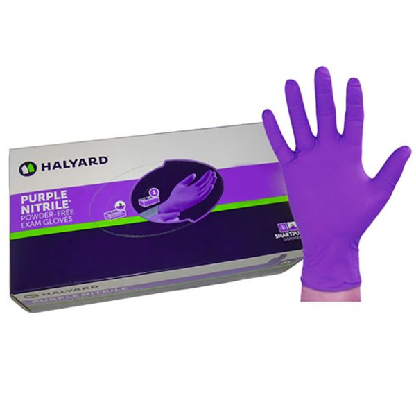 Picture of Halyard Nitrile Gloves - Medium - 12"