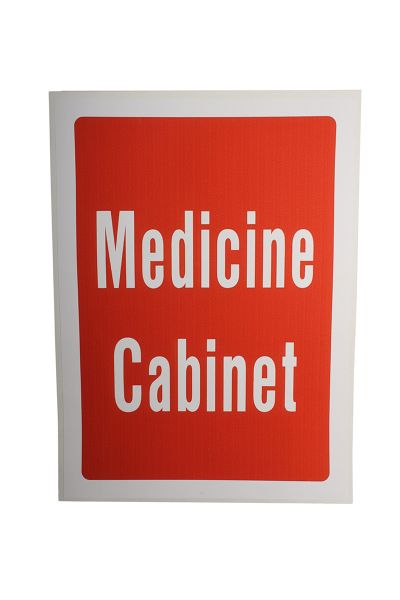 Picture of Medicine Cabinet Sign