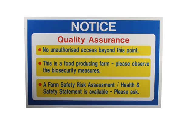 Picture of Quality Assurance Sign