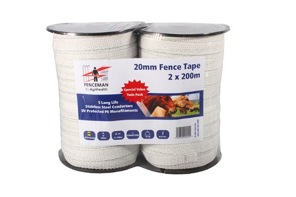 Picture of Standard - 20mm x 200m (2) - White - Twin Pack