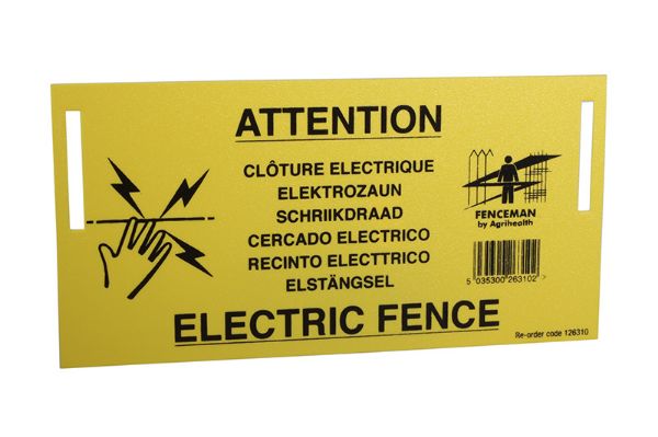 Picture of Fenceman Warning Sign