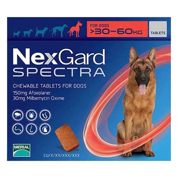 Picture of NexGard Spectra - X-Large 30-60kg - 3 pack