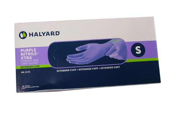 Picture of Halyard Nitrile Gloves - Small - 12"