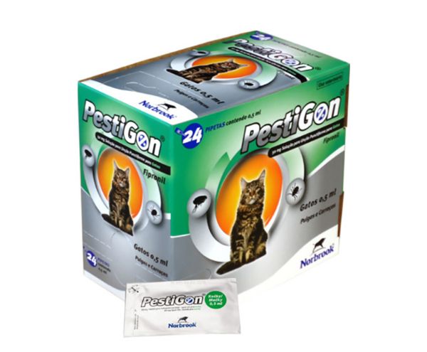 Picture of Pestigon Spot-On - Cat - 24 pack