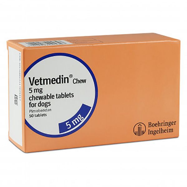 Picture of Vetmedin - 5mg - Chewable Tablet - 50 pack