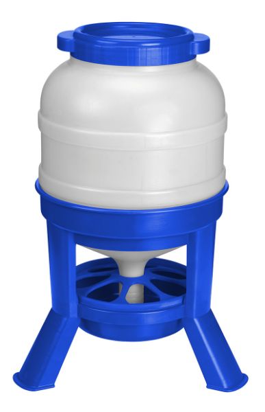 Picture of Large Feeder with Legs - 30lt - Blue/White