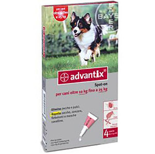 Picture of Advantix Spot-On - 10-25kg - 4 pack