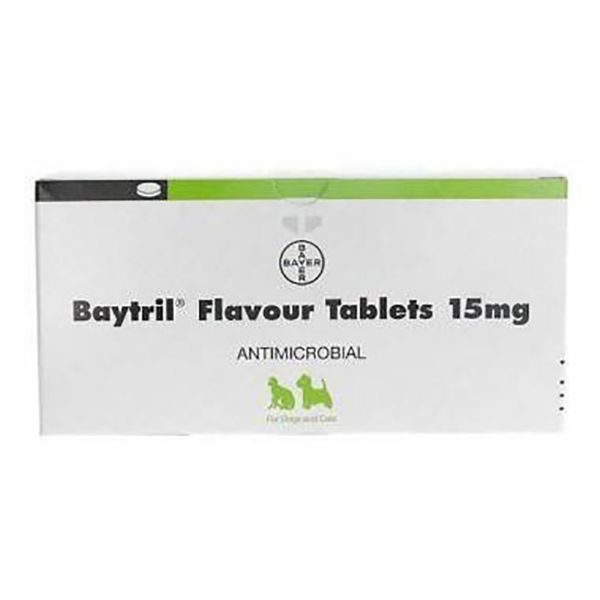 Picture of Baytril Tablets - 15mg - 100 pack