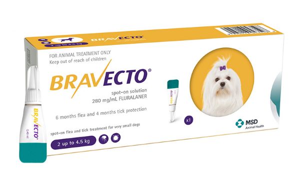 Picture of Bravecto Spot On Dog - 112.5mg