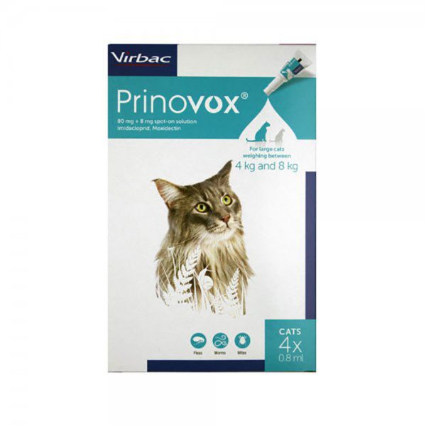 Picture of Prinovox  - 80/8mg - Large Cat - 4 pack