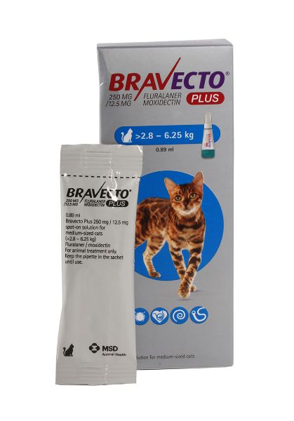 Picture of Bravecto Plus Spot On - 250mg
