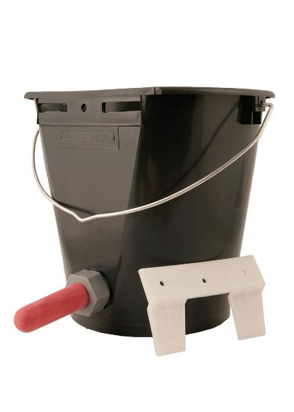 Picture of Round Single Calf Bucket with Teat 