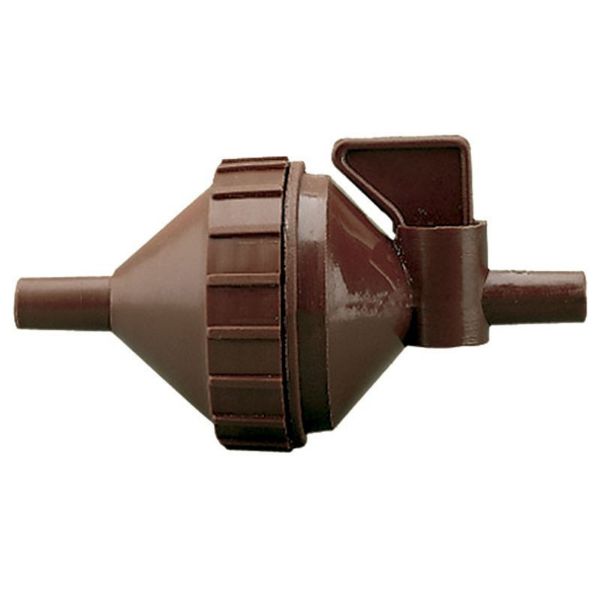 Picture of Inline Water Filter with Tap - Brown