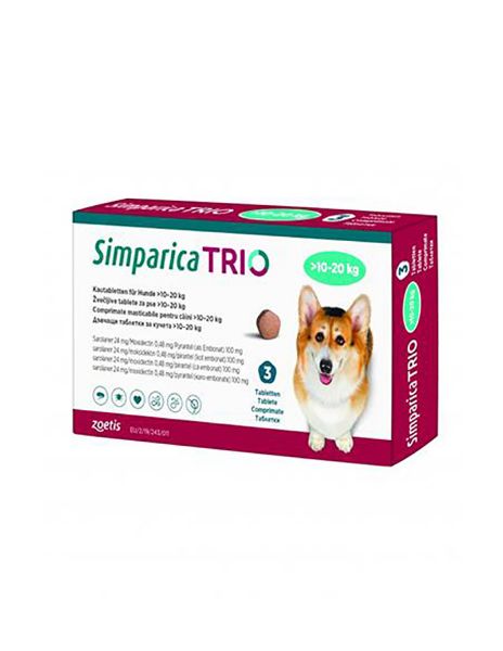 Picture of Simparica Trio - 10-20kg - 3 pack