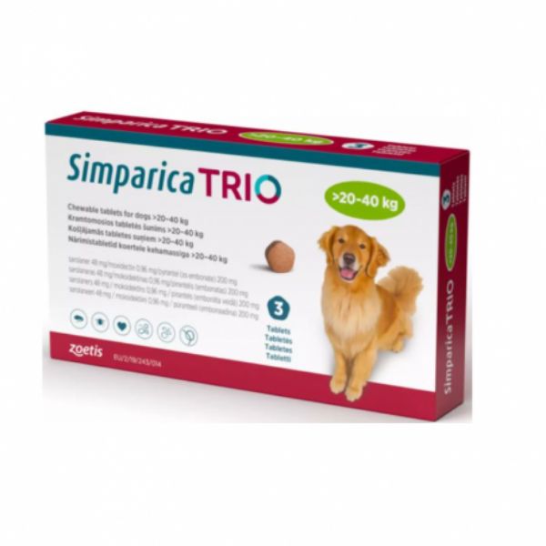 Picture of Simparica Trio - 20-40kg - 3 pack
