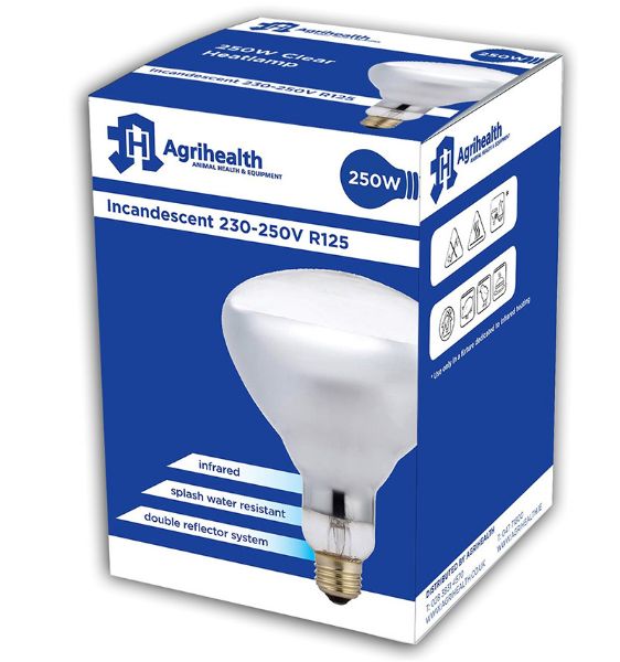 Picture of Agrihealth Heatlamp Bulb - 250w - Clear