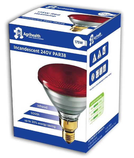 Picture of Agrihealth Heatlamp Bulb - 175w - Red