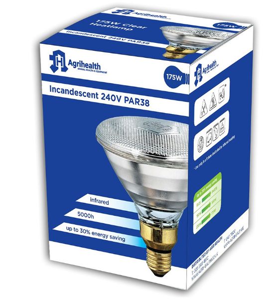 Picture of Agrihealth Heatlamp Bulb - 175w - Clear