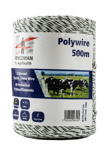 Picture of Polywire - 500m - 3 strand