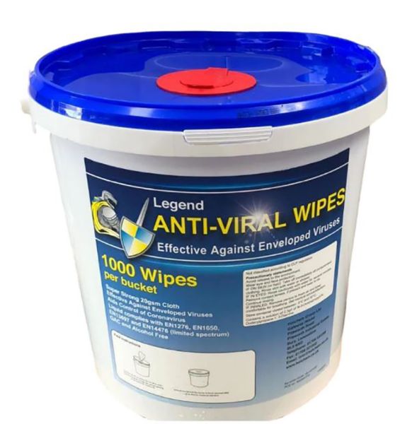 Picture of Legend Anti-Viral Wipes - 1000