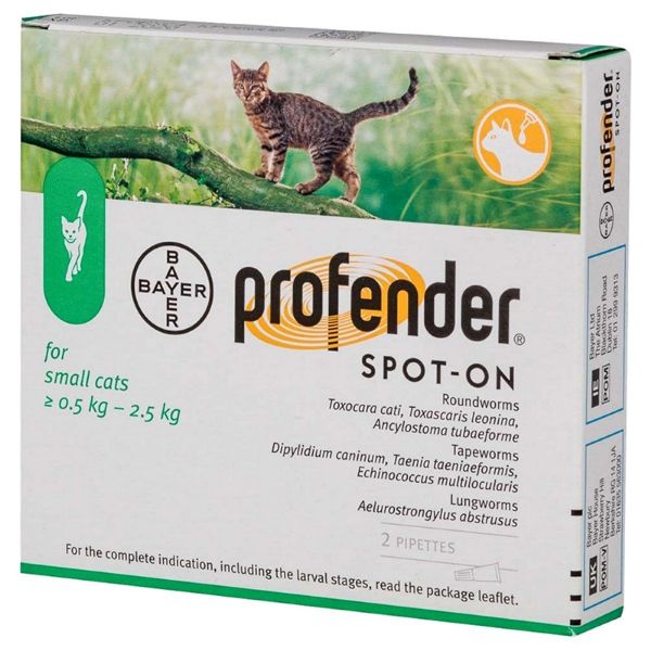 Picture of Profender Spot On Cat - Small Cat - 20 pack