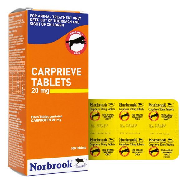 Picture of Carprieve Tablets - 20mg - 100 pack