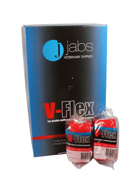 Picture of V-Flex Bandage - 18 Rolls - Red