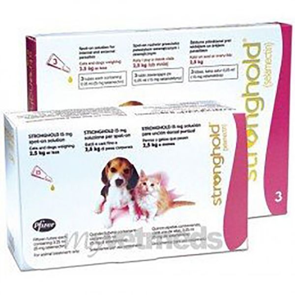 Picture of Stronghold - 15mg - Rose - Puppy/Kitten - Pack of 3