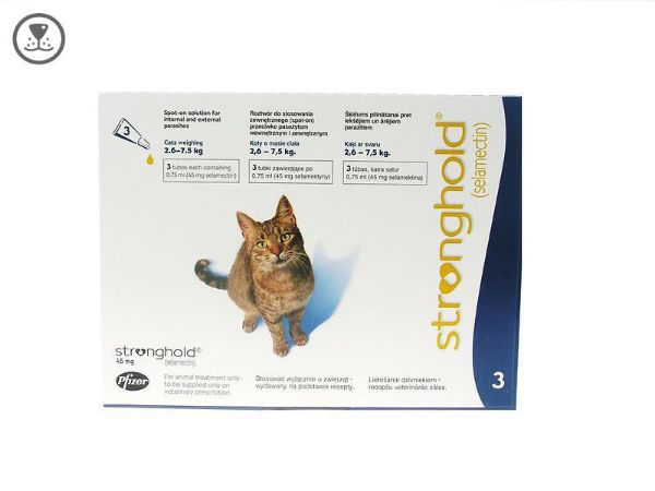 Picture of Stronghold - 45mg - Blue - Adult Cat - Pack of 3