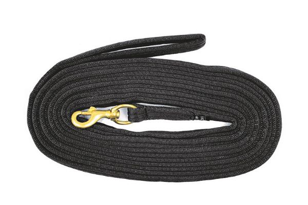 Picture of EquiSential Padded Lunge Rein - 24' - Black