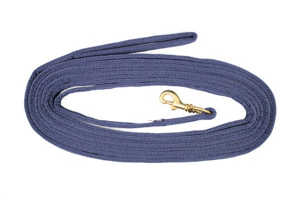 Picture of EquiSential Padded Lunge Rein - 24' - Navy