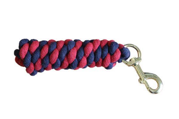 Picture of Equisential Trigger Leadrope - 6' - Navy/Red