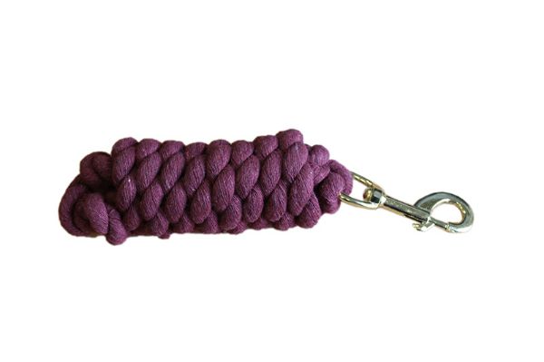 Picture of Economy Cotton Leadrope - 6' - Burgundy