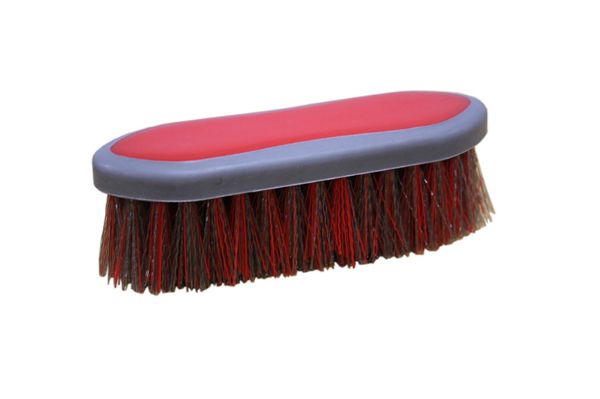 Picture of Two Tone Dandy Brush - Red/Grey