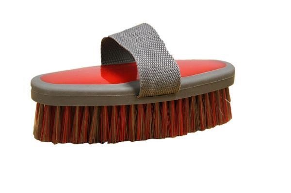 Picture of Two Tone Body Brush - Red/Grey