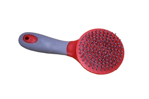 Picture of Two Tone Round Mane & Tail Brush - Red/Grey