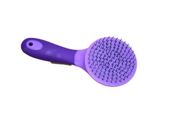 Picture of Two Tone Round Mane & Tail Brush - Purple/Lilac