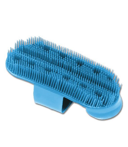 Picture of Plastic Curry Comb  - Blue - Loose