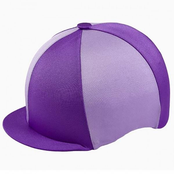 Picture of Quartered Lycra Hat Cover - Purple/Lilac