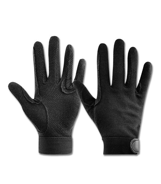 Picture of Cotton Riding Glove - Black - Large