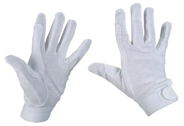 Picture of Cotton Riding Glove - White - Large